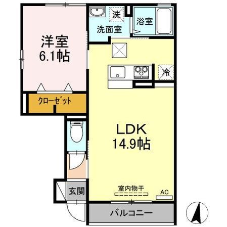 アベリアの物件間取画像